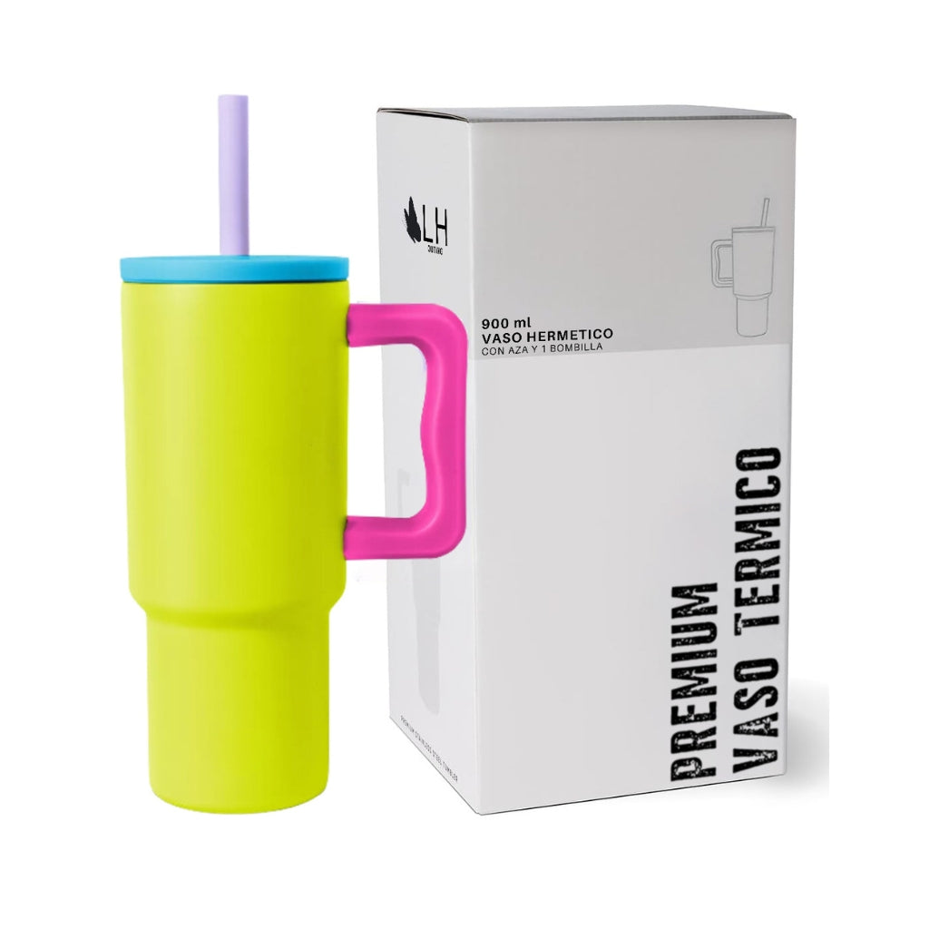 Vaso Térmico Premium 900 ml amarillo Multi